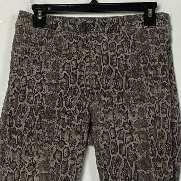 Spanx Ankle Jeanish Legging Taupe Snakeskin size Medium - Picture 3 of 8